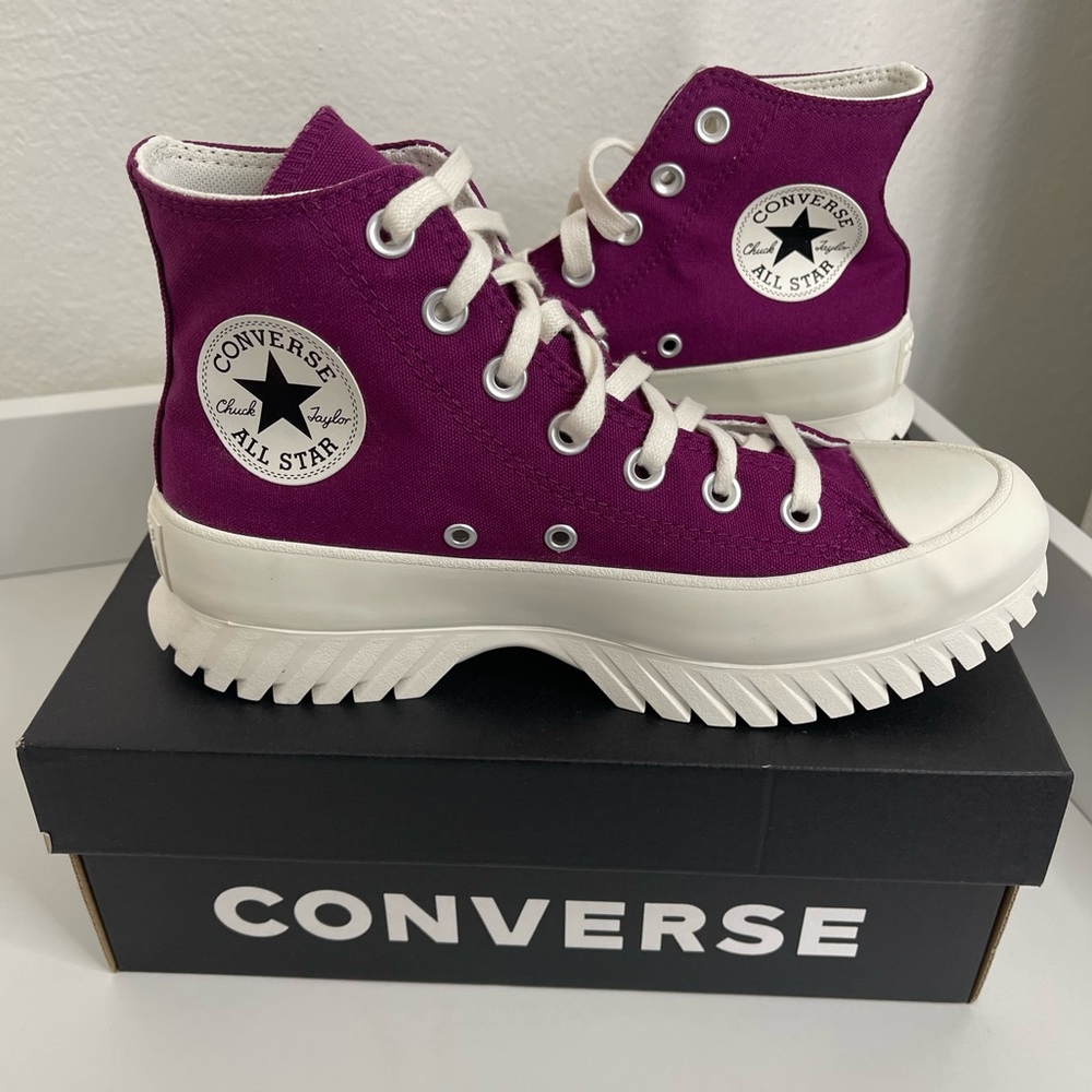 NEW Converse Purple Chuck Taylor All Star Lugged 2.0